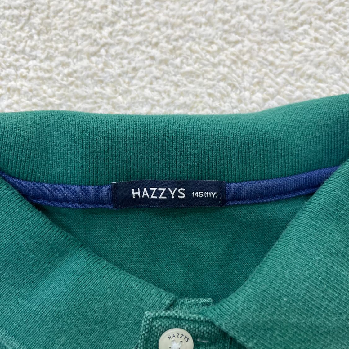 145 헤지스 키즈 반팔 카라티 0317M 상품이미지2