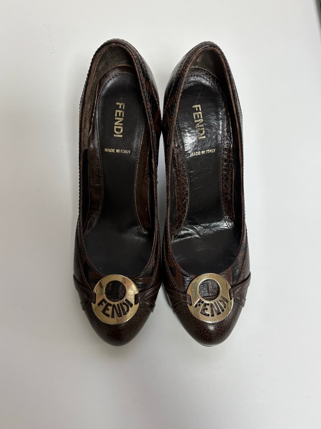 펜디 웨지힐 펌프스 구두 36.5 상품이미지1