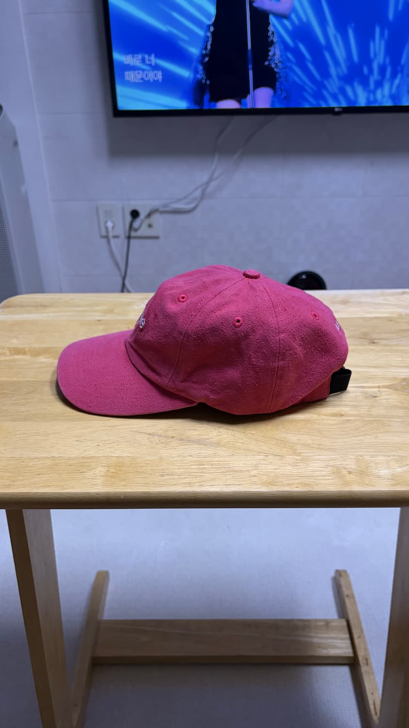 슈프림 23ss 클래식 로고 6패널 캡 모자 핑크 상품이미지2