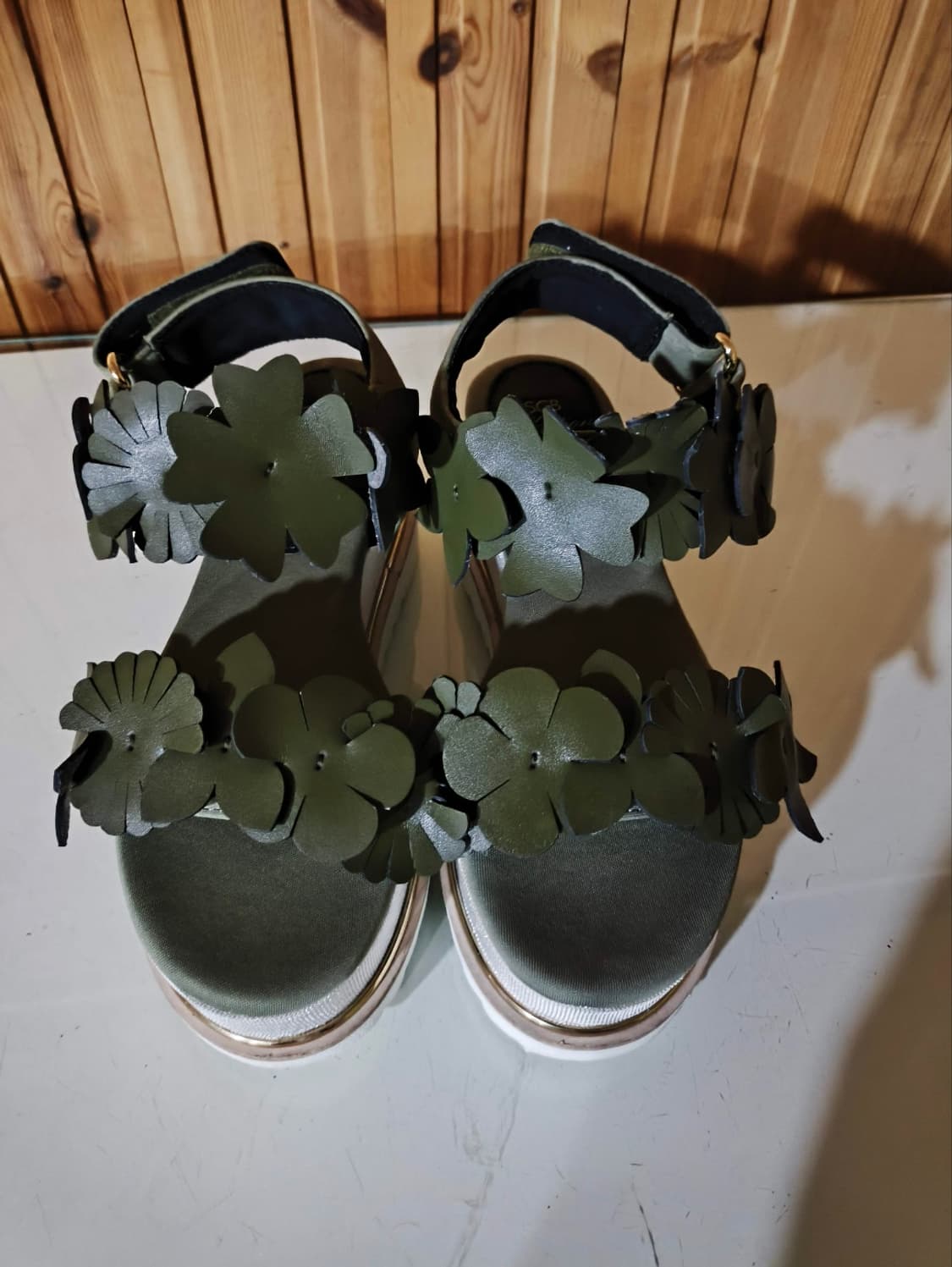 230mm 슈콤마보니 플라워 샌들 7.5cm 상품이미지4