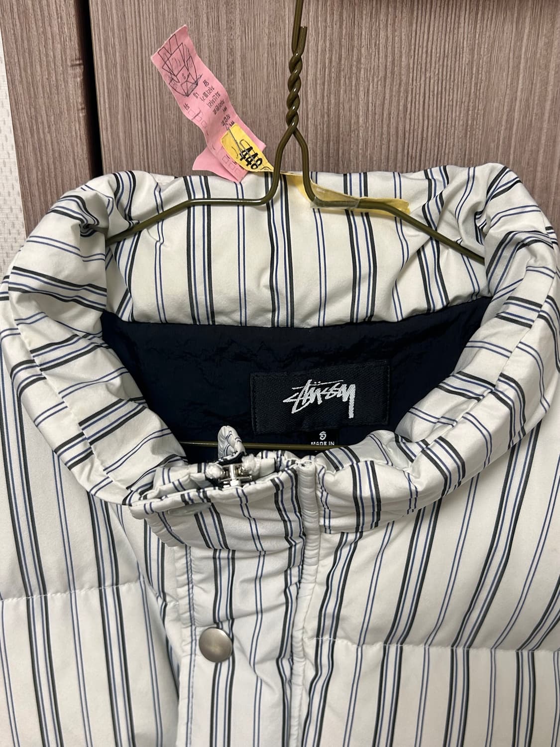 스투시 스트라이프 다운 패딩 상품이미지7