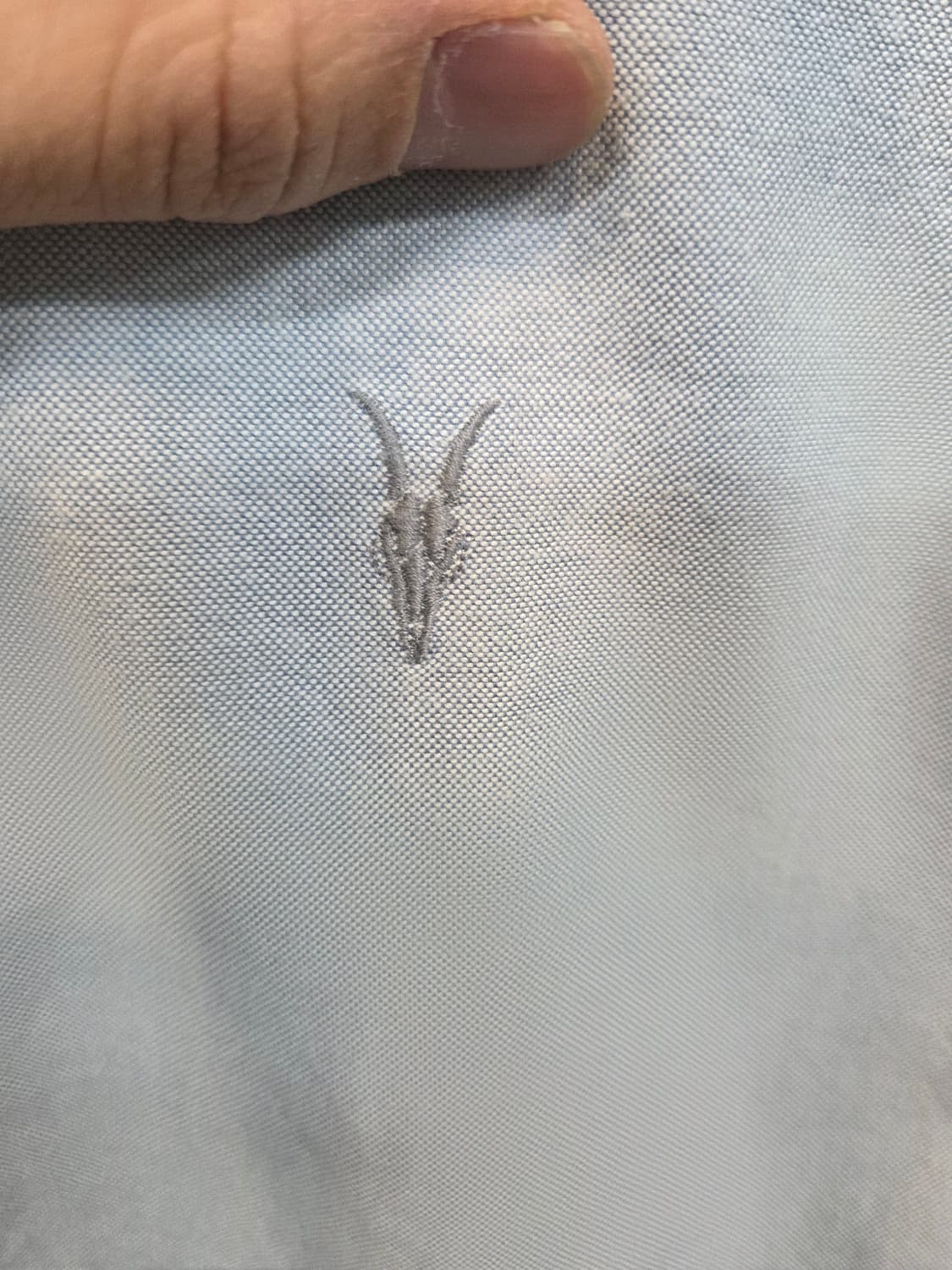 올세인츠 연청 데님 셔츠긴팔 M 상품이미지4