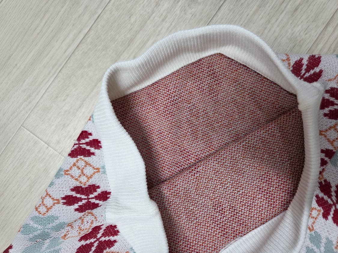 새상품 여성~55 PEFRECT 니트 반팔, 치마 셋업, 세트 상품이미지8