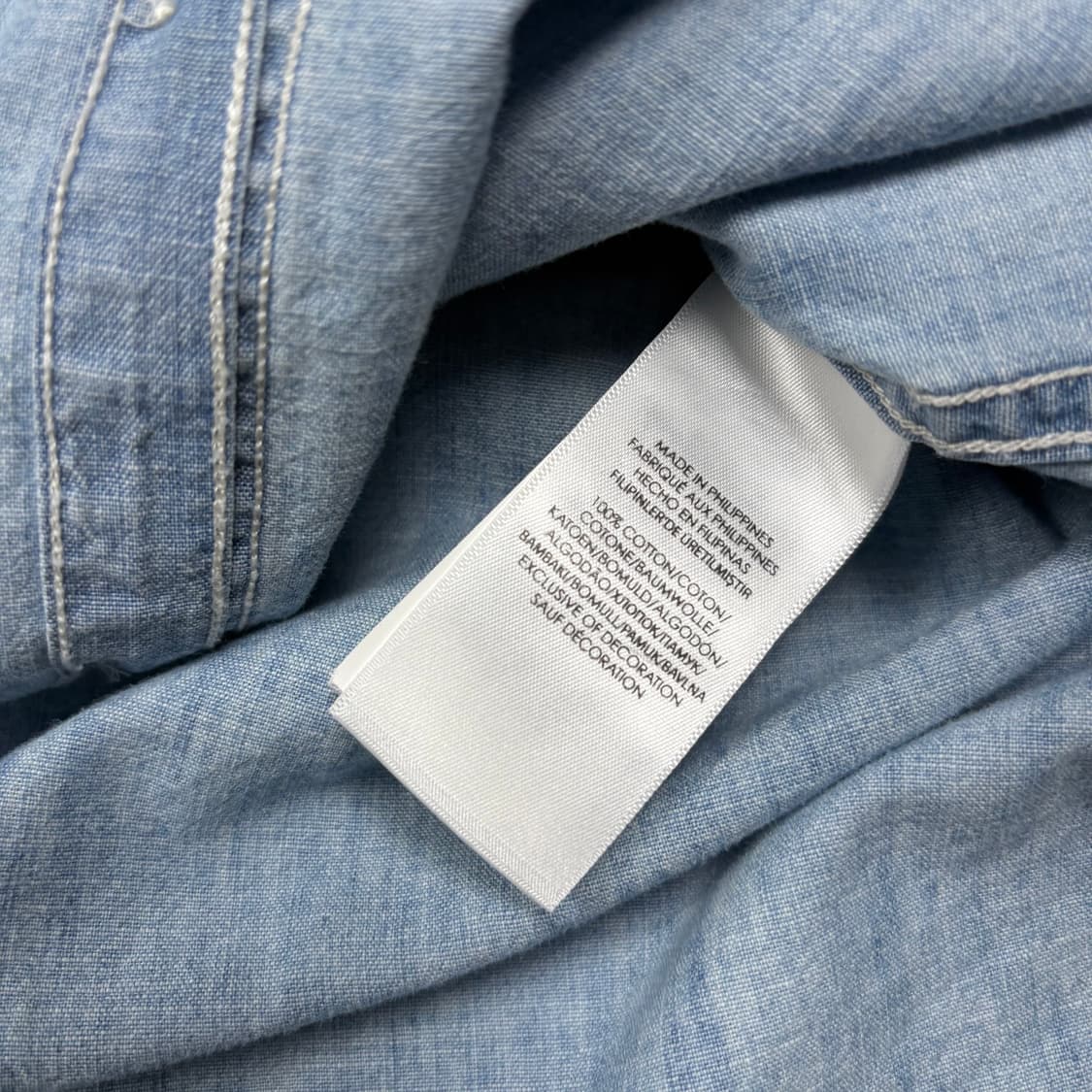 폴로 랄프로렌 RL-93 샴브레이 반팔 셔츠 상품이미지6