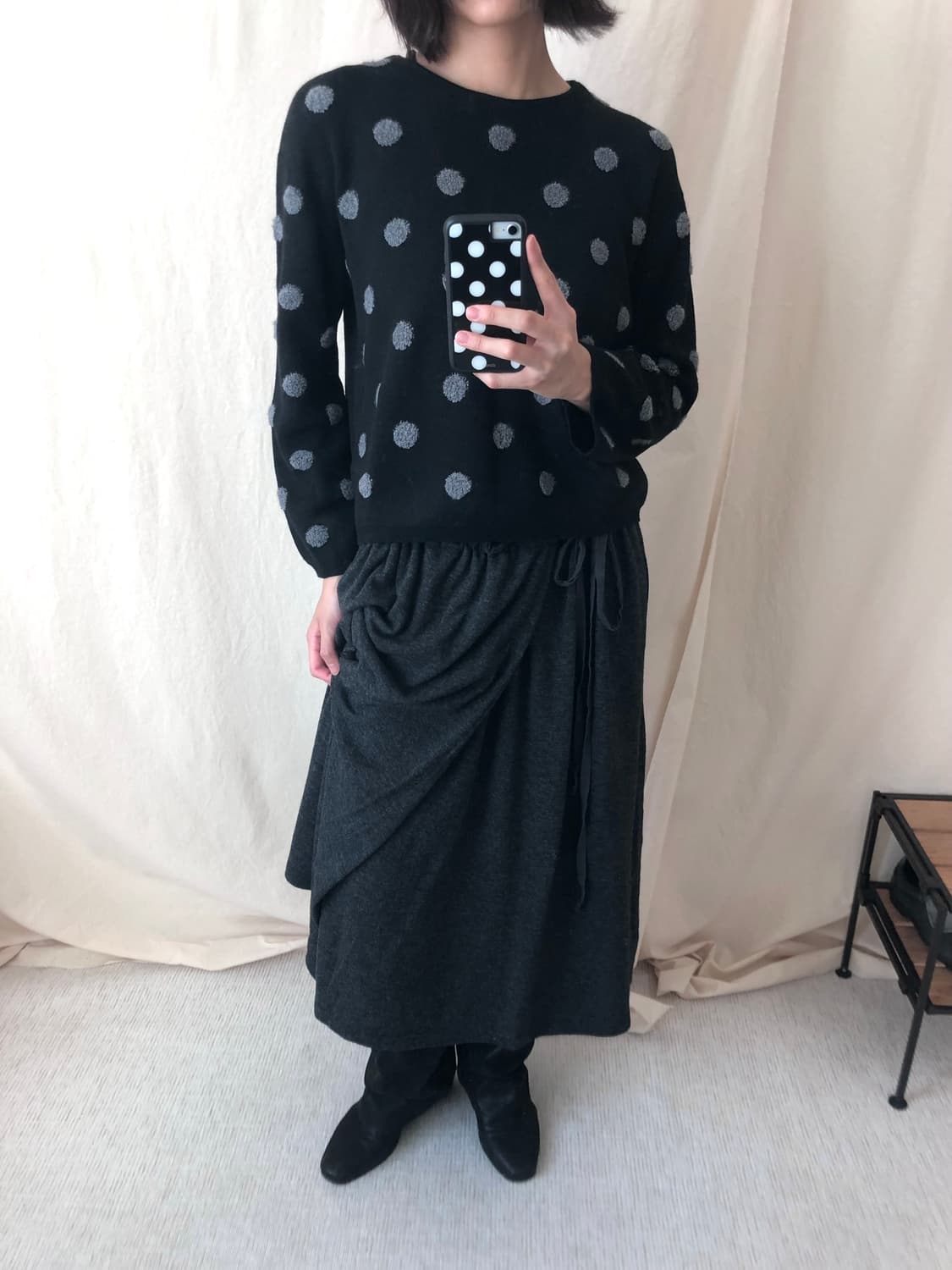 C’est Moijeu Dot Knit 상품이미지2