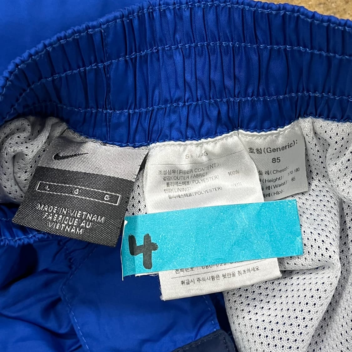[정품/L] 나이키 블루 파란색 트랙 팬츠 b14 상품이미지4