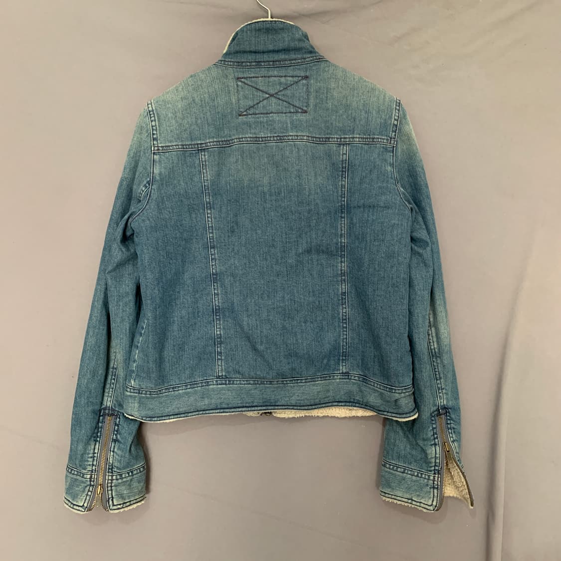 M 마크 바이 마크제이콥스 쉐르파 양털 워싱 데님 청자켓 상품이미지2