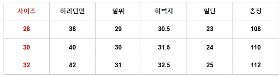 토니웩 24ss 스트레이트 데님 30 상품이미지5