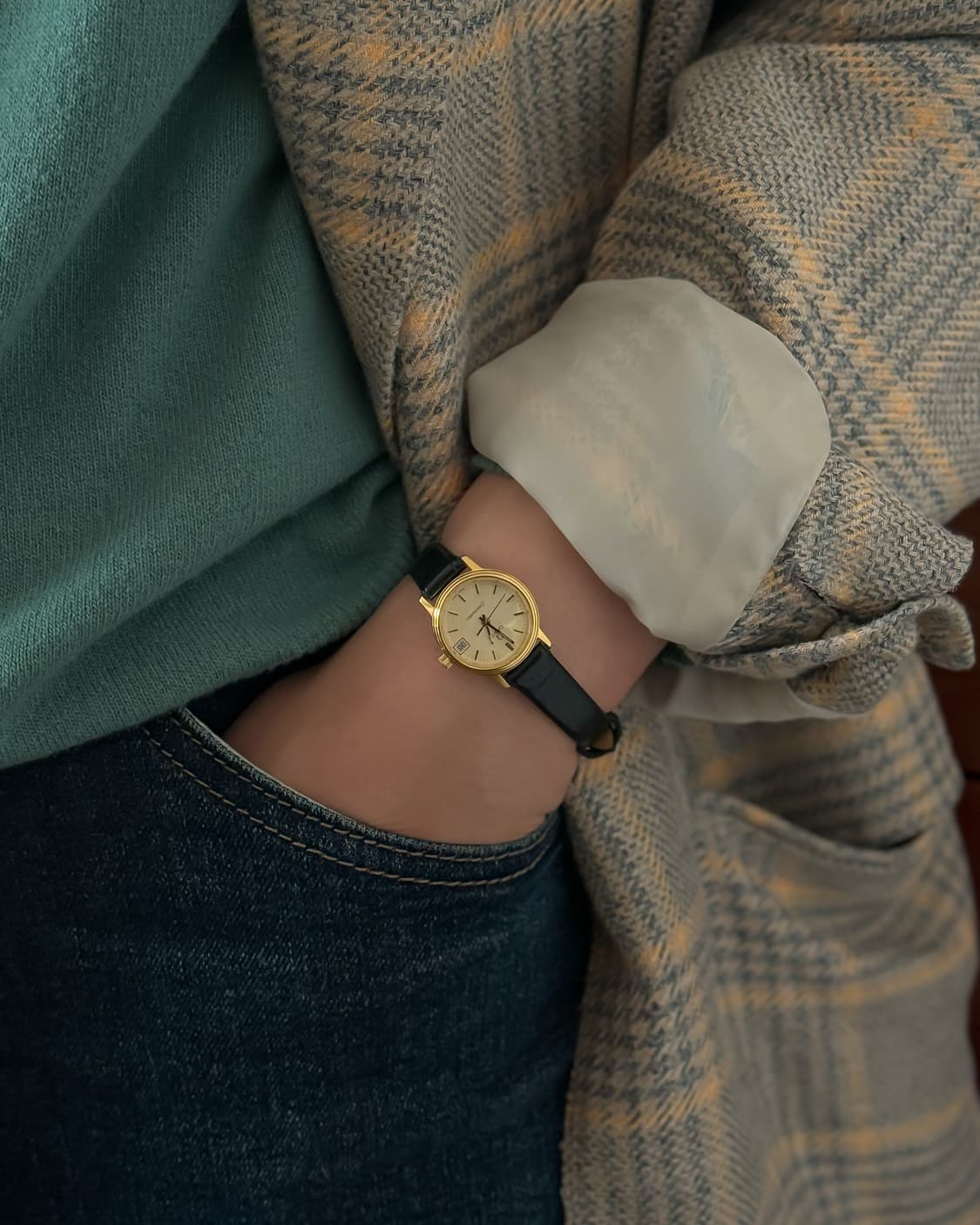 오메가 씨마스터 라운드 시계 상품이미지3