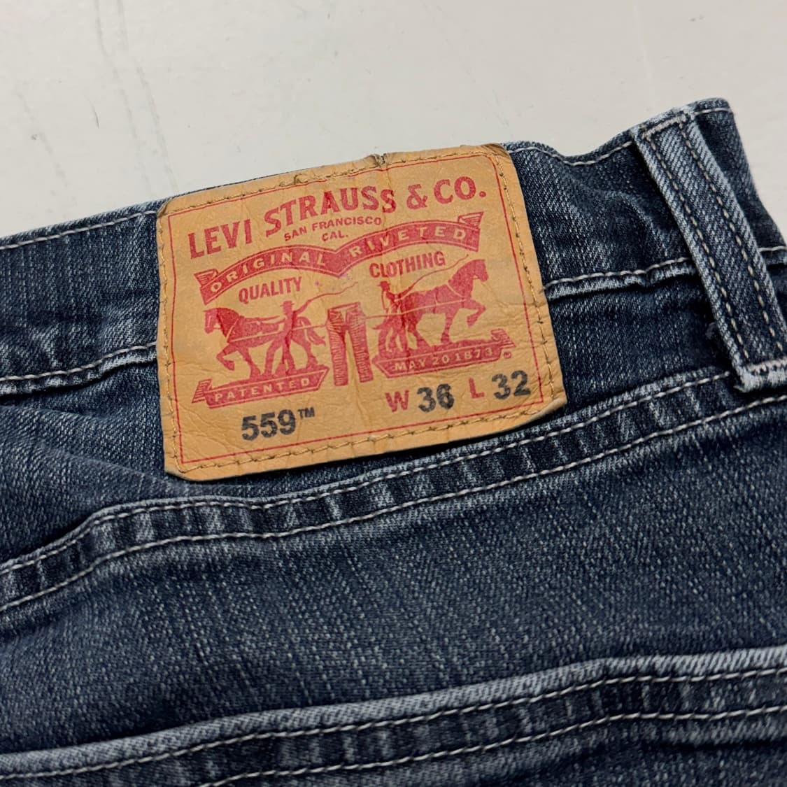 리바이스 559 새깅 워싱 스케이터 데님팬츠 상품이미지7