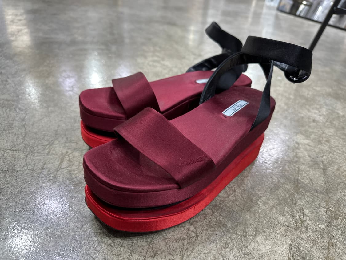 PRADA 프라다 더블 게타 플랫폼 샌달  상품이미지1