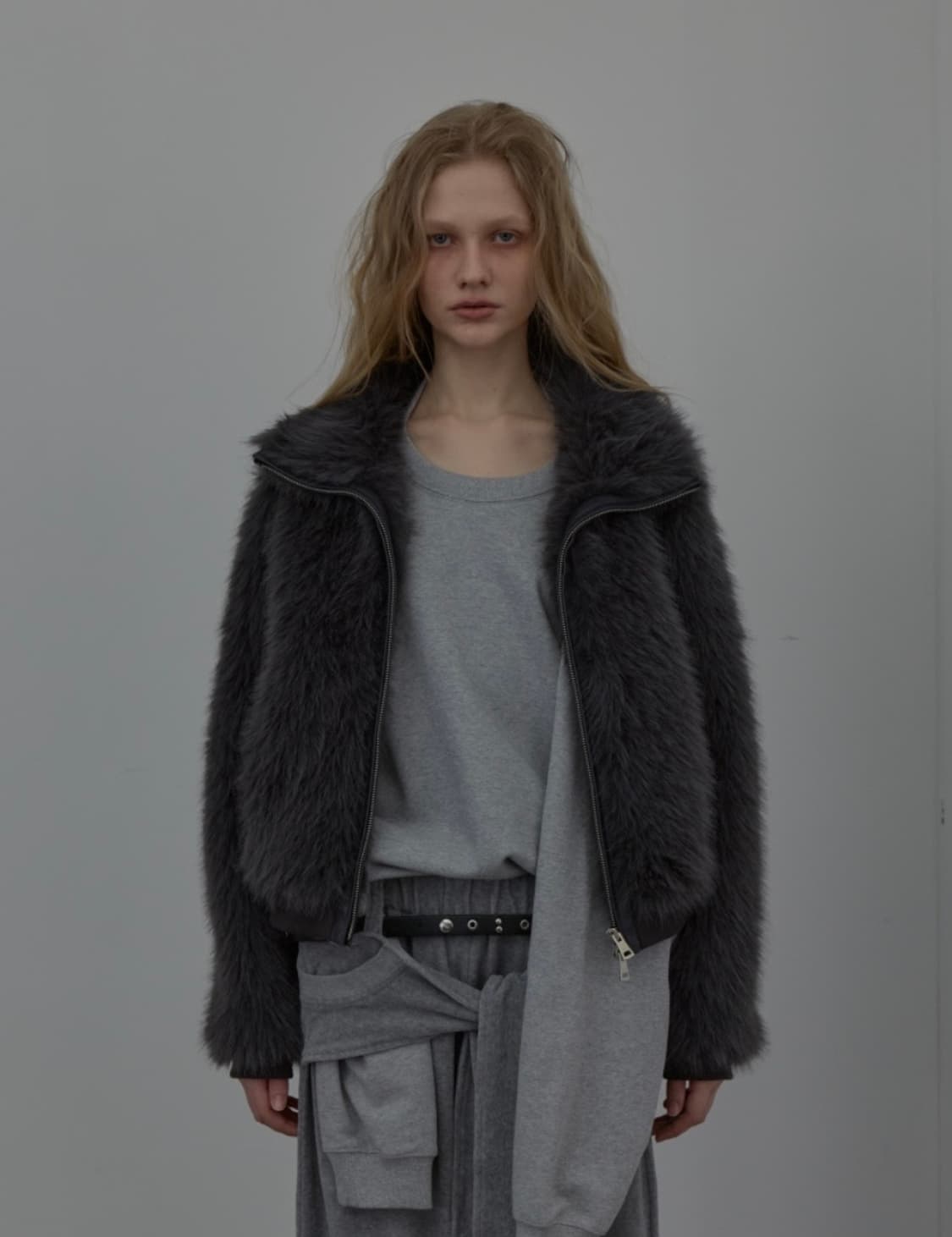 Lcdc 퍼자켓 (새상품) 그레이 상품이미지2