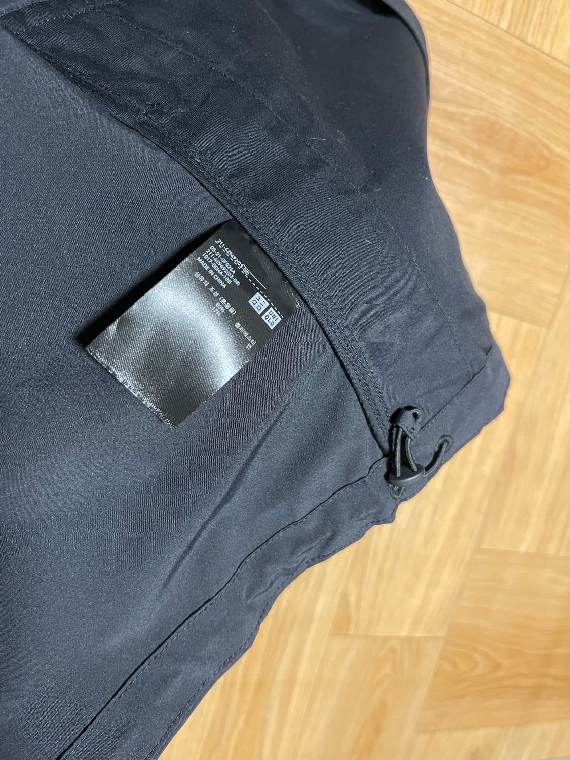 유니클로 여성용 오버사이즈 바람막이 S 상품이미지5