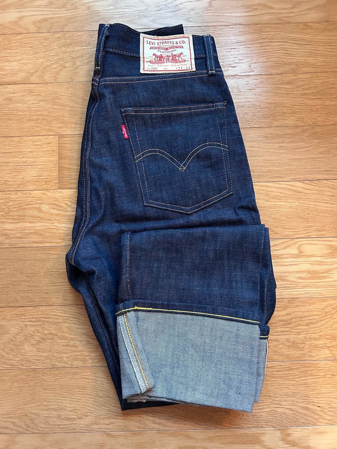 리바이스 LVC 1950S 701® 진 ORGANIC RIGID 상품이미지2