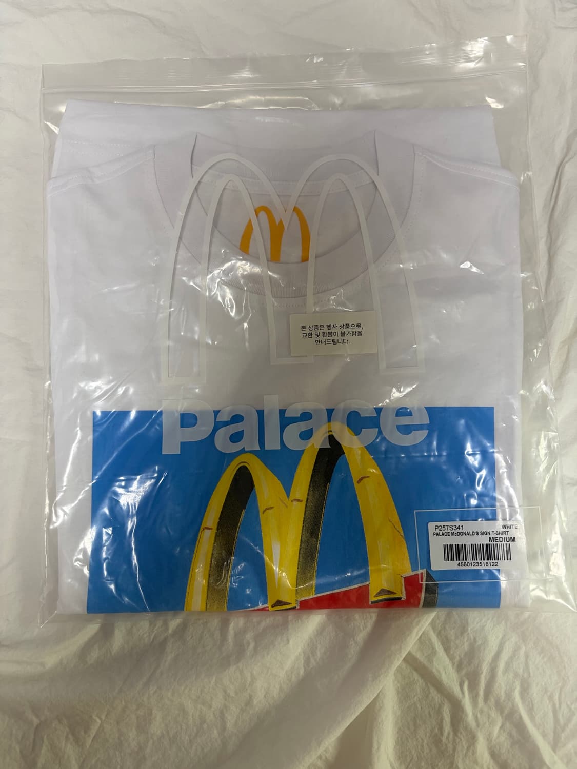 팔라스 x 맥도날드 사인 티셔츠 화이트 상품이미지2