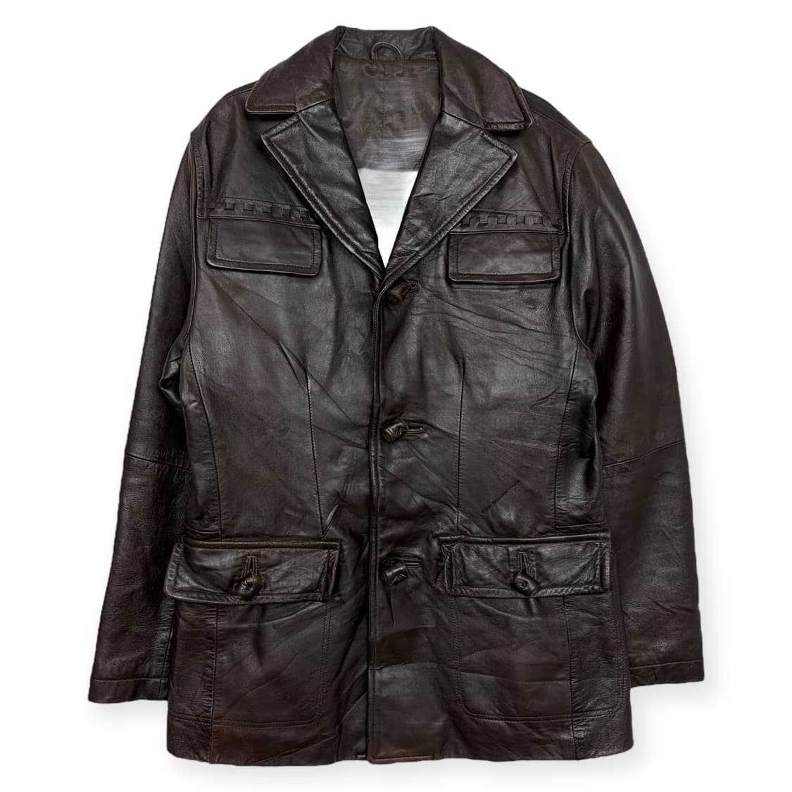 아바하우스 가죽 블레이저 자켓 상품이미지1