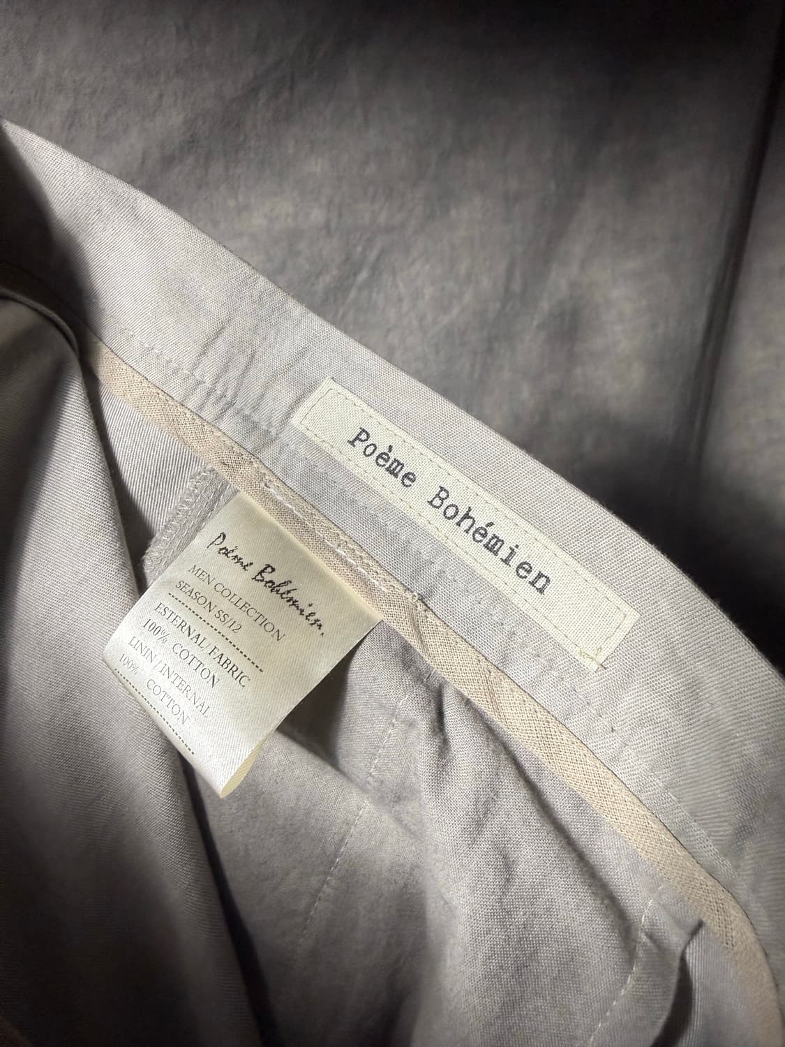 Poème Bohémien 12SS Overlock Stitch Pant 상품이미지9