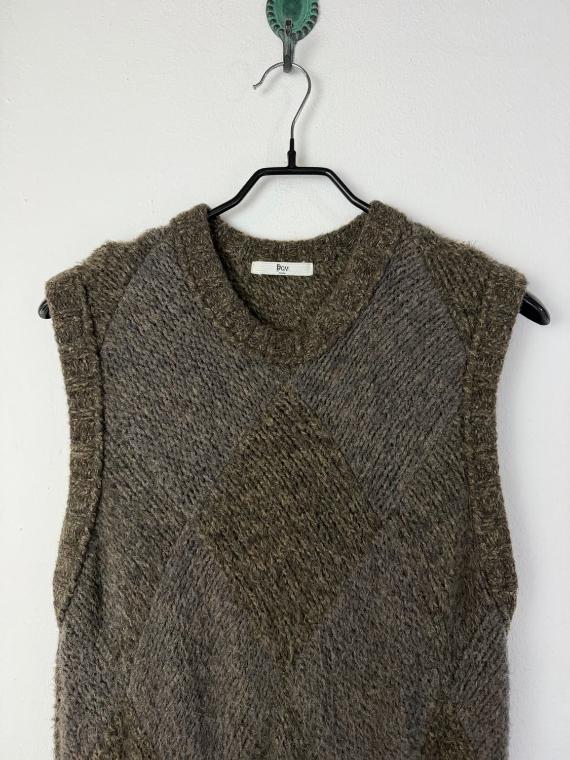 PPCM 아가일 니트 베스트 상품이미지3