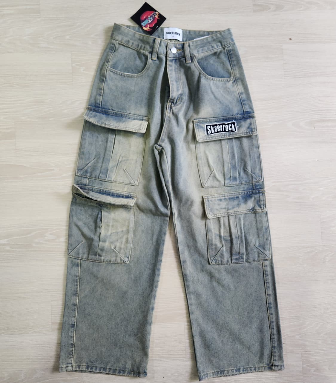 스케이터락 카고 데님팬츠 M 상품이미지2