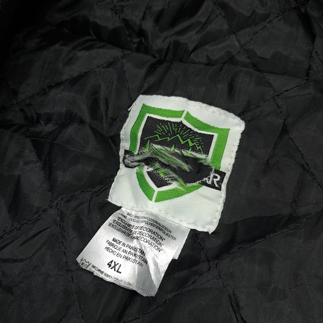 CL662 4XL 리얼트리 모시오크 바텀랜드 90s 퀼팅 카모 자켓 점 상품이미지4