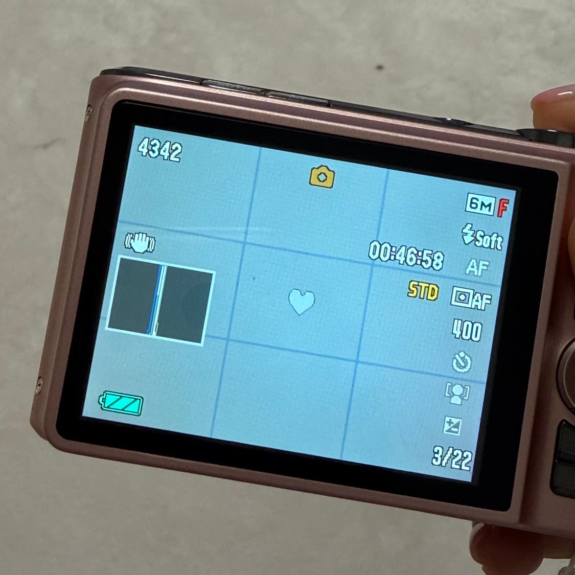 카시오 엑슬림 h15 핑크 풀박스 츄 디카 상품이미지7