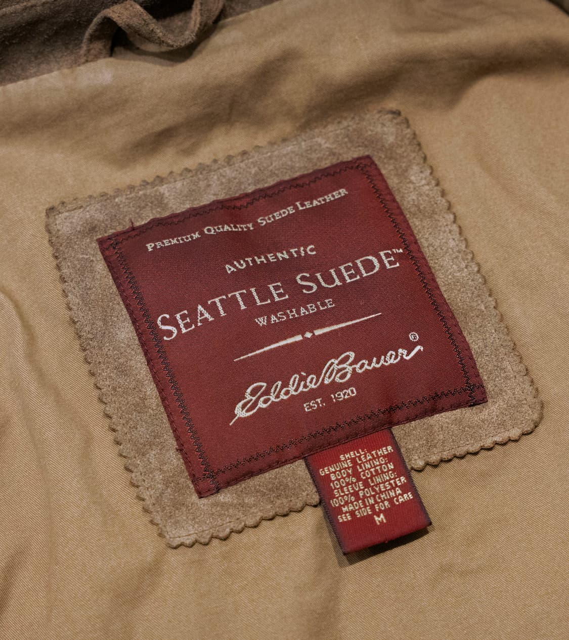 에디바우어 스웨이드 트러커 자켓 m (100~105) 시애틀 스웨이드 상품이미지8