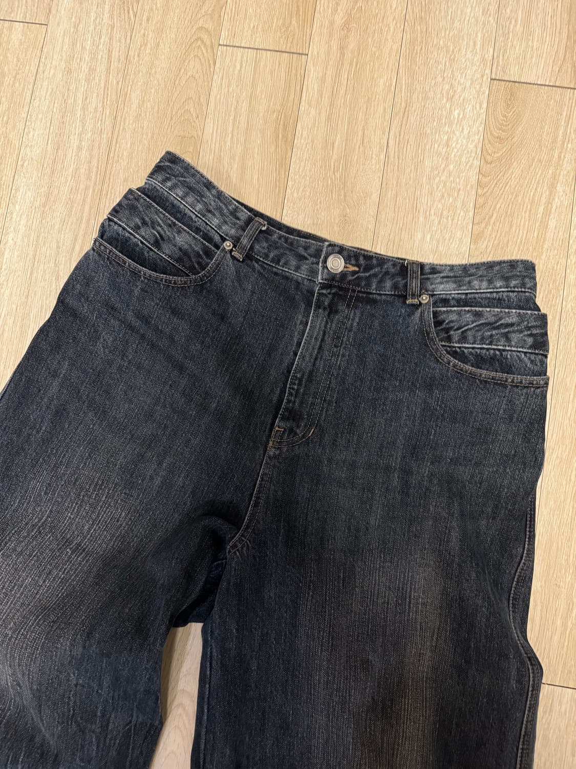 준지 25ss 더블웨이스트 데님 블루 46 상품이미지1