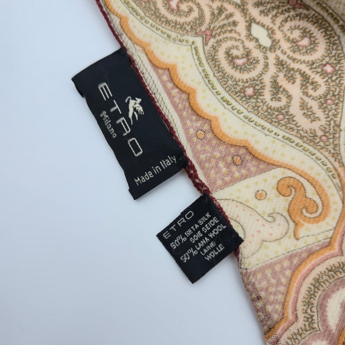 ETRO 에트로 울 실크 머플러 스카프 [JBFS10751-81-03] 상품이미지4