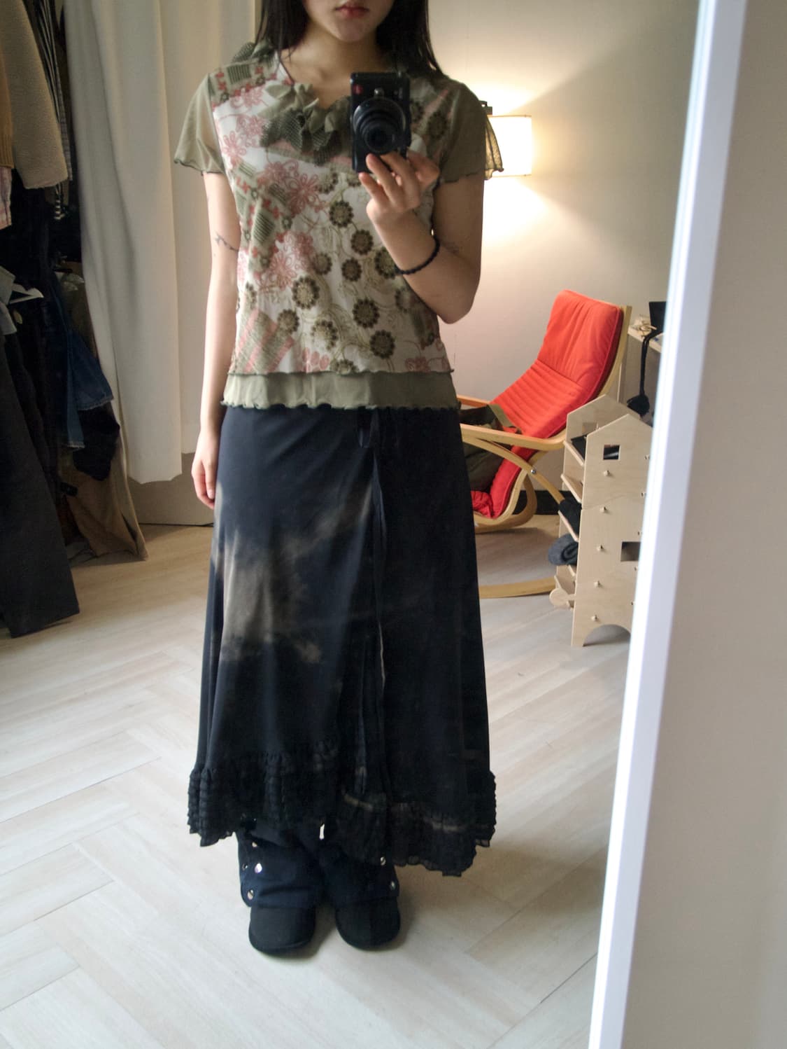 [STUDIO PARIS] funk lace lap skirt 상품이미지5