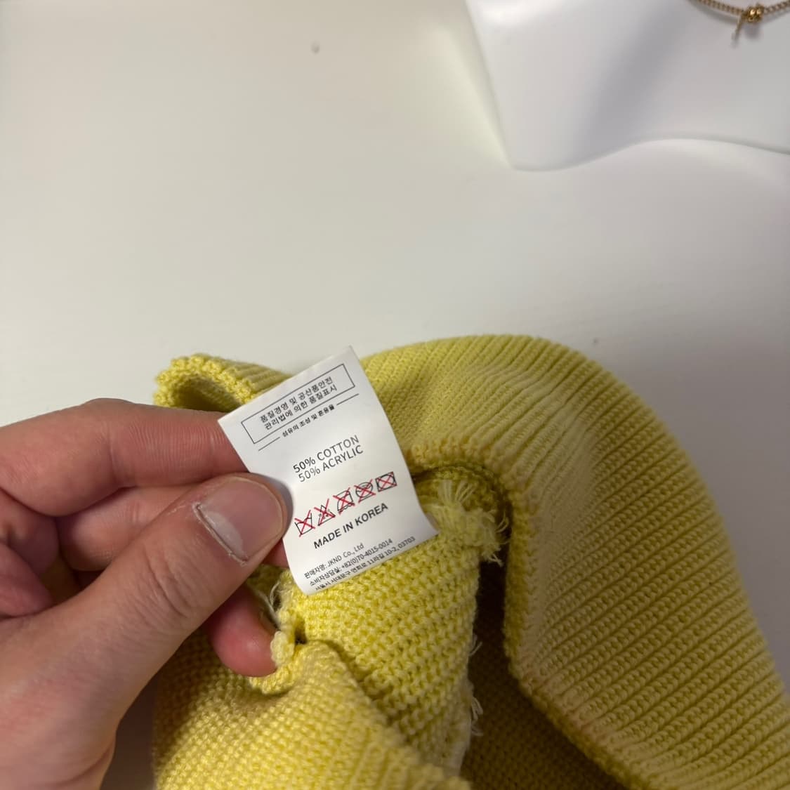 디스이즈네버댓 옐로우 숏비니 상품이미지5