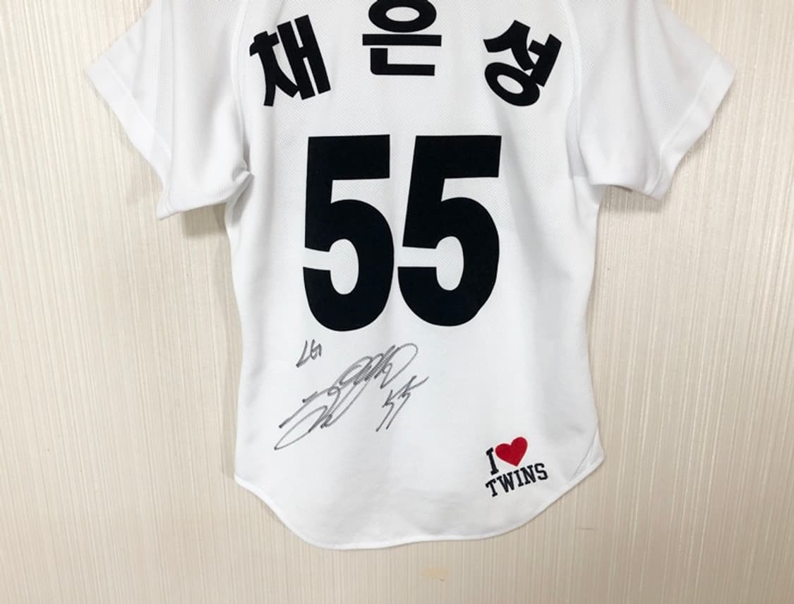 KBO LG트윈스X헬로키티 콜라보유니폼/져지 9호(80) #55 채은성 상품이미지10