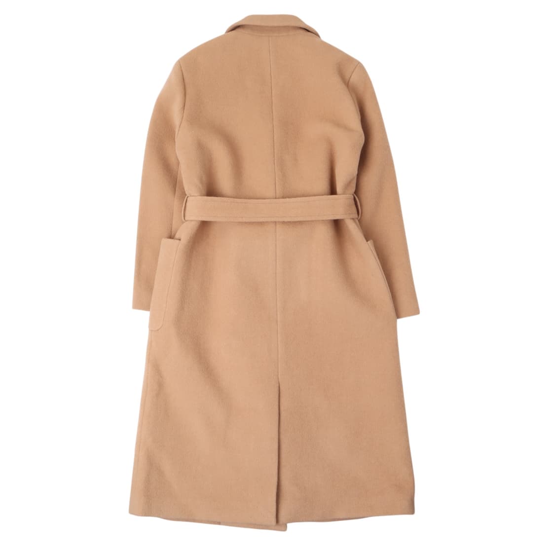 라코스테 우먼스 베이지 울 캐시미어 로브 코트 상품이미지5