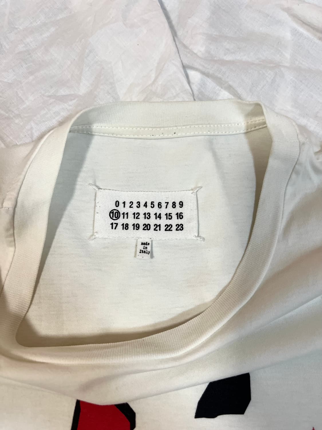 메종 마르지엘라 데빌 선 프린트 티셔츠 상품이미지2