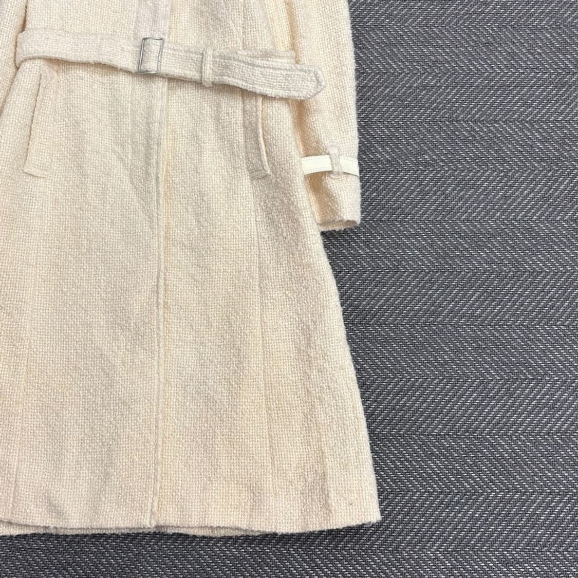 꼼사드모드 하이넥 트위드 코트 V0528 상품이미지4