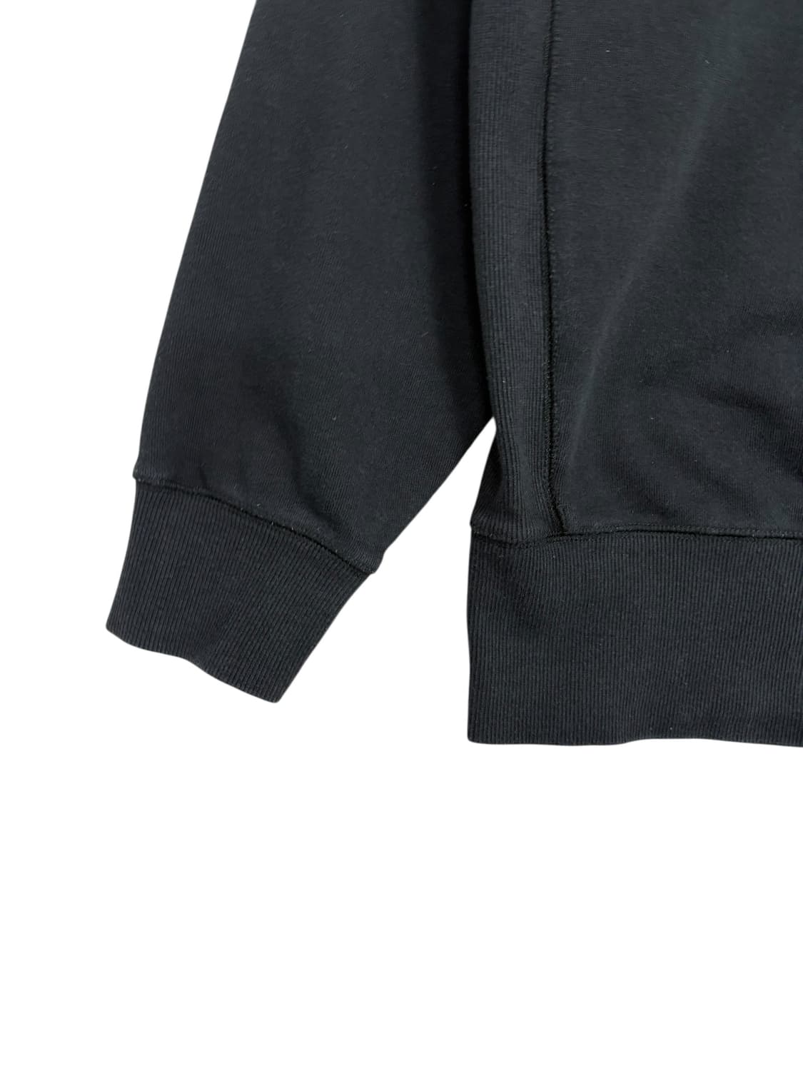 와릿이즌 집업 맨투맨 블랙 상품이미지2