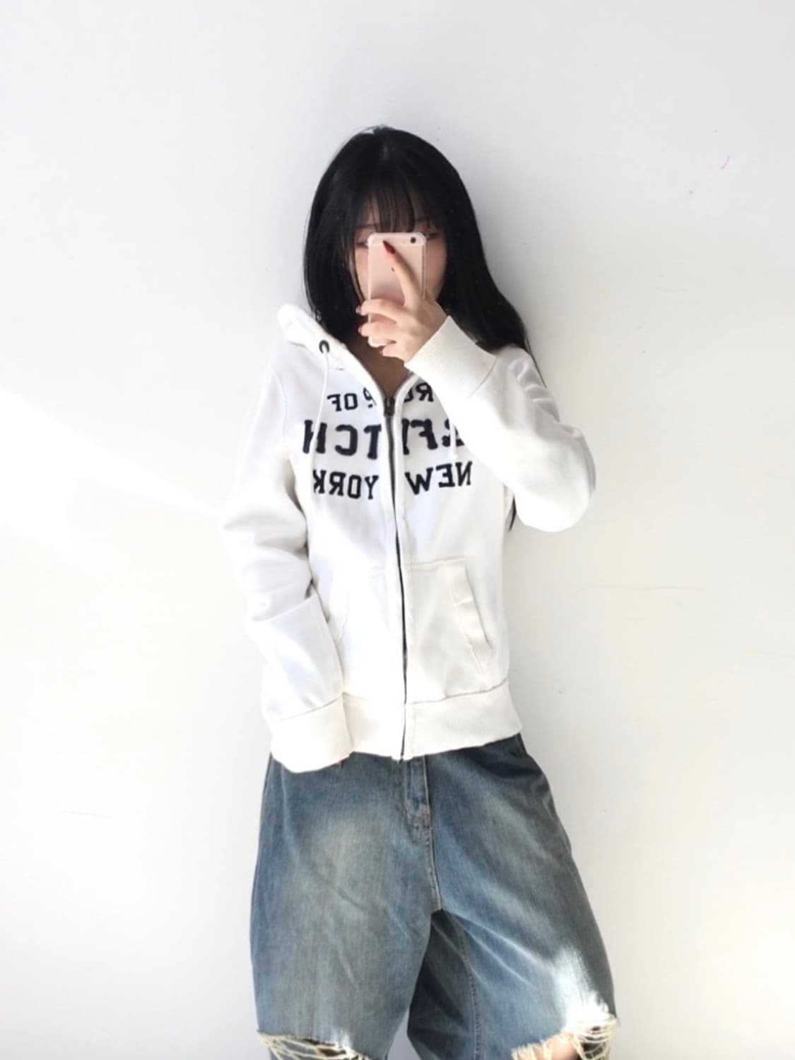 아베크롬비 스펠자수 후드집업 상품이미지1