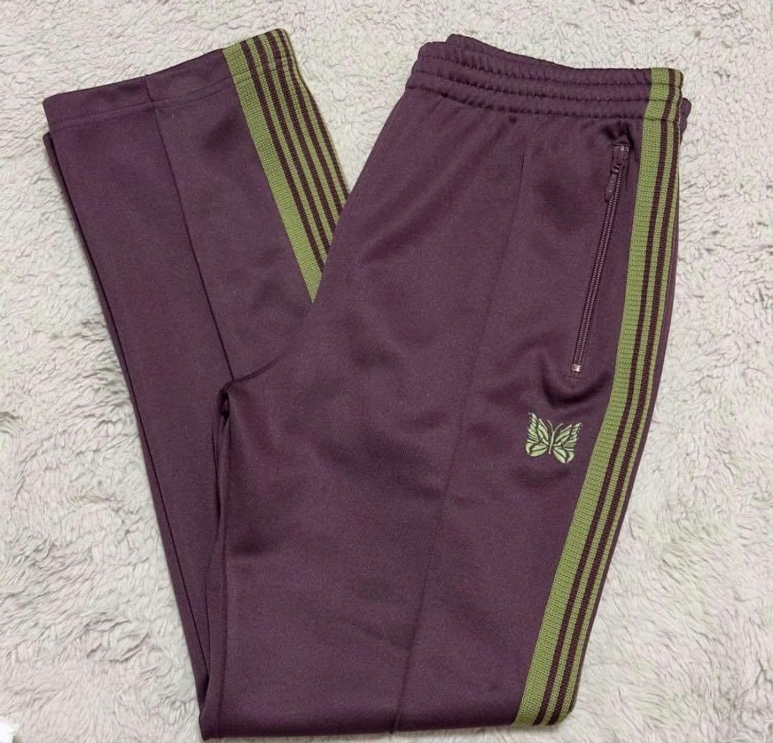 니들스 트랙 팬츠 폴리 스무스 마룬 스트레이트 핏 상품이미지1