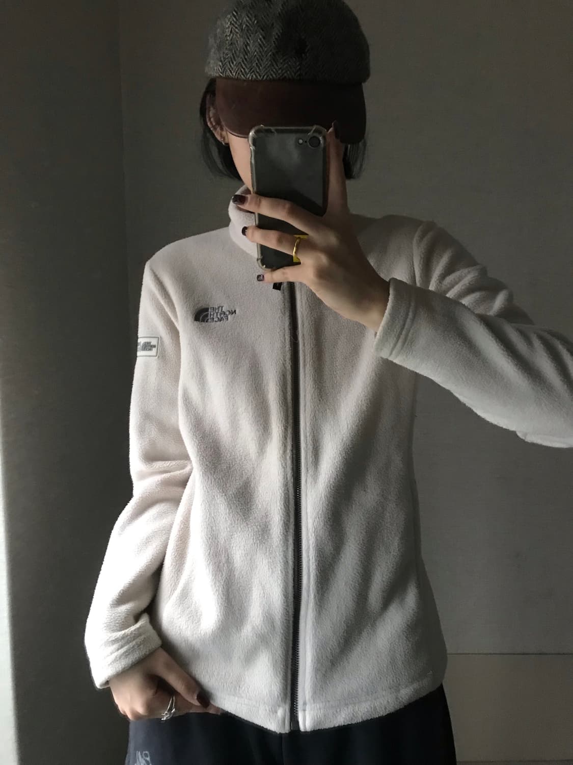 노페 아이보리 후리스 상품이미지3