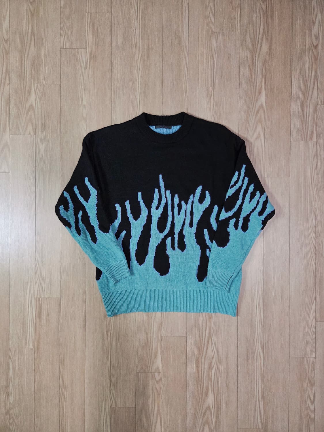 Bling Leads 자카드 라운드 니트 상품이미지1