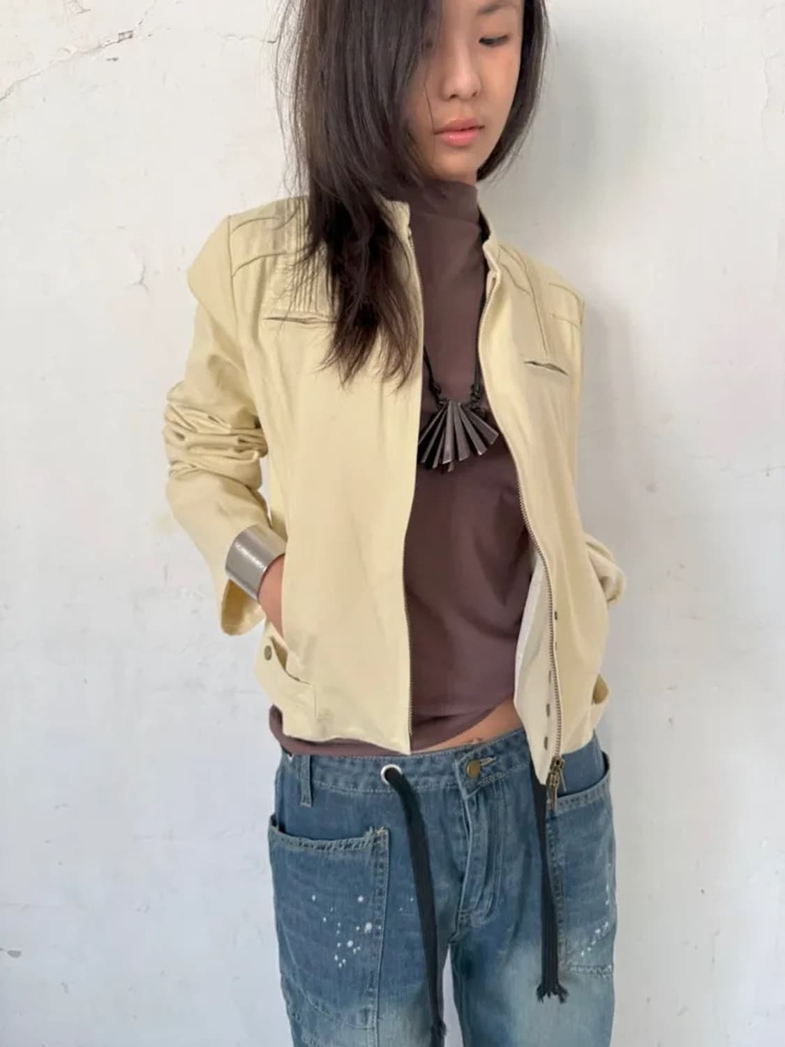 Vintage Stone draw jean 상품이미지5