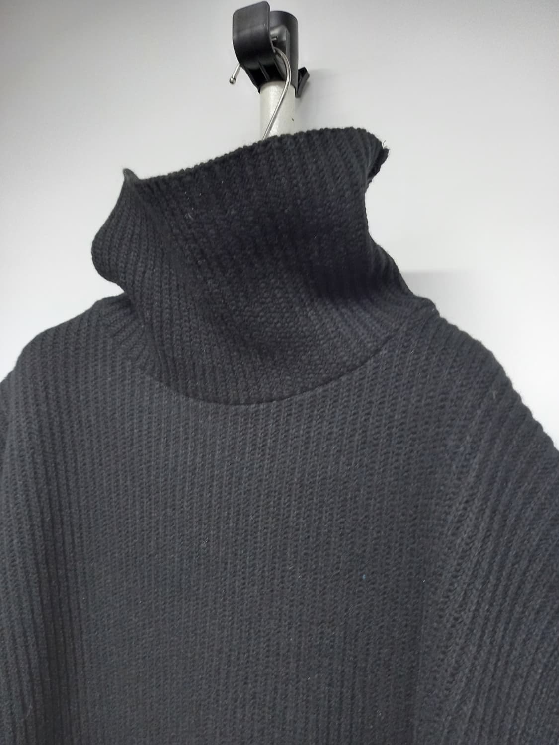 어텐션 춘추동 하이넥 모 골지 루즈박시핏 베스트 F 33-77 상품이미지4