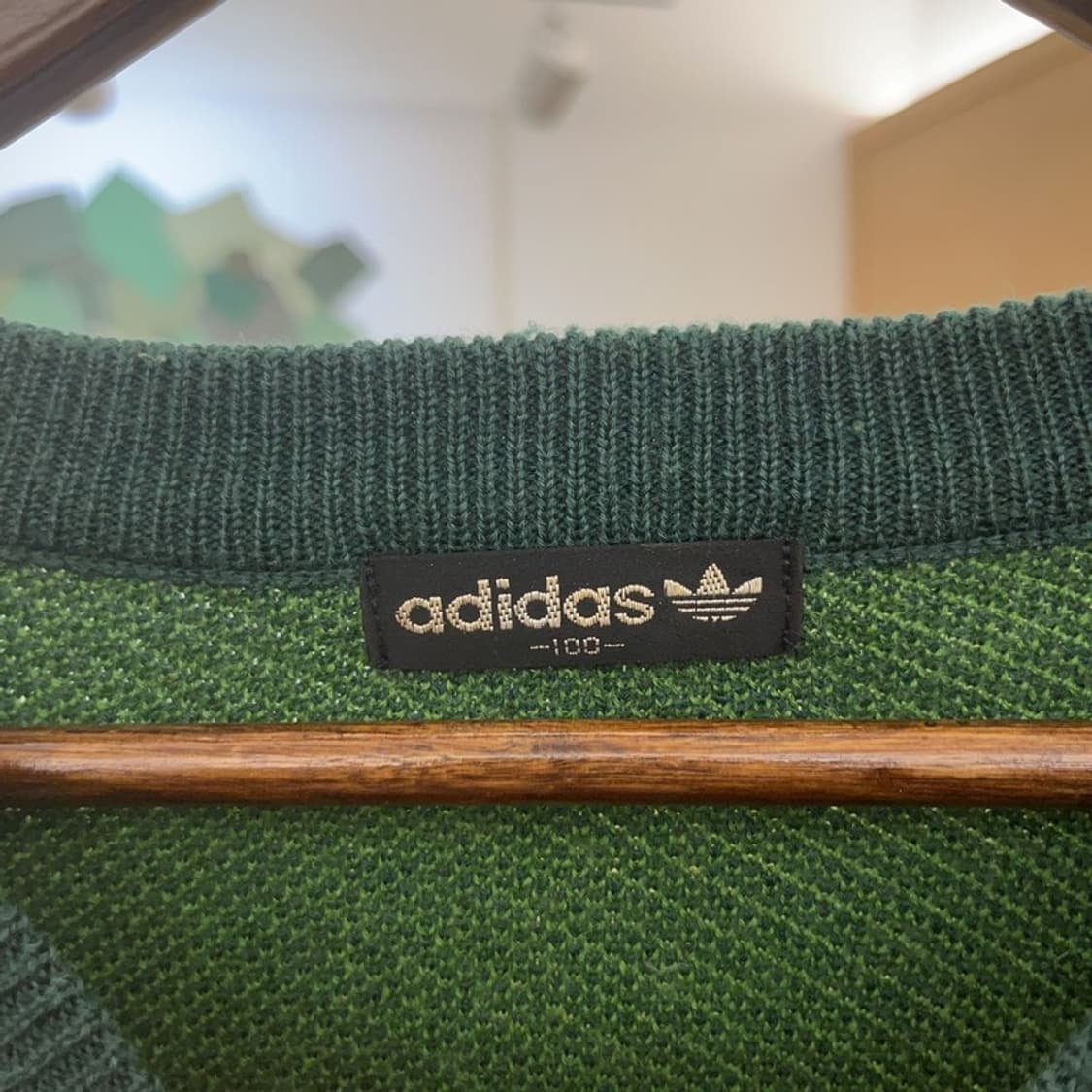 아디다스 레트로 90's 제우교역 울 니트 100 C08415 상품이미지5