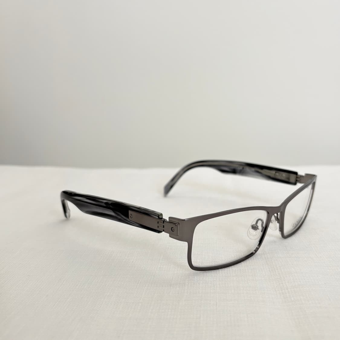 LANVIN 그레이실버 스퀘어 메탈테 상품이미지2