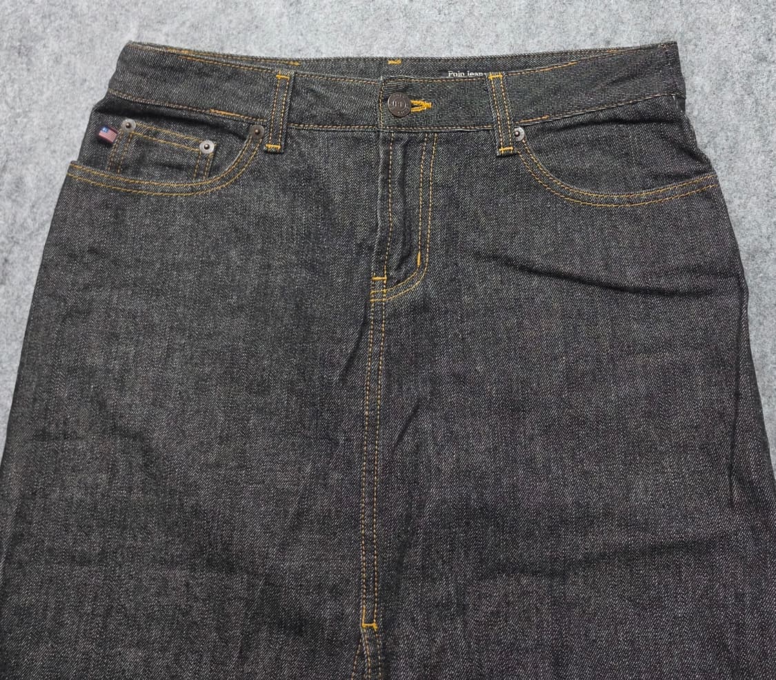 폴로 진스 트임 데님 스커트 청치마 70-98 상품이미지3