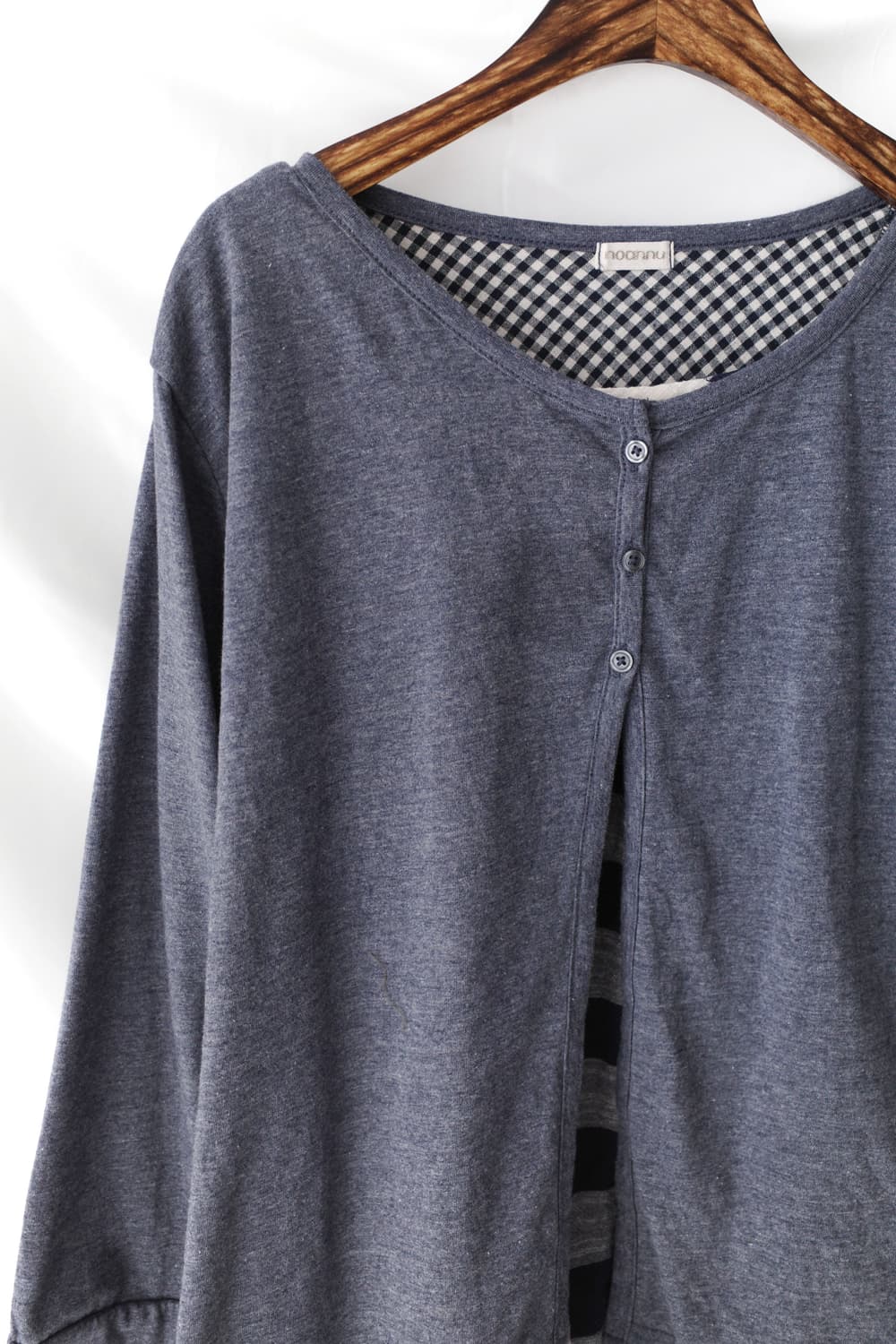 check layered long sleeve 상품이미지4