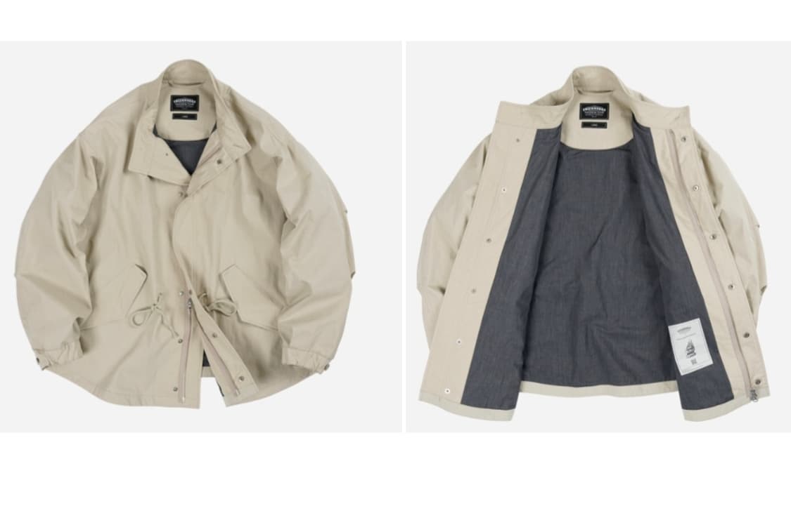 프리즘웍스 오버핏 피쉬테일 집업자켓 남자105 상품이미지2