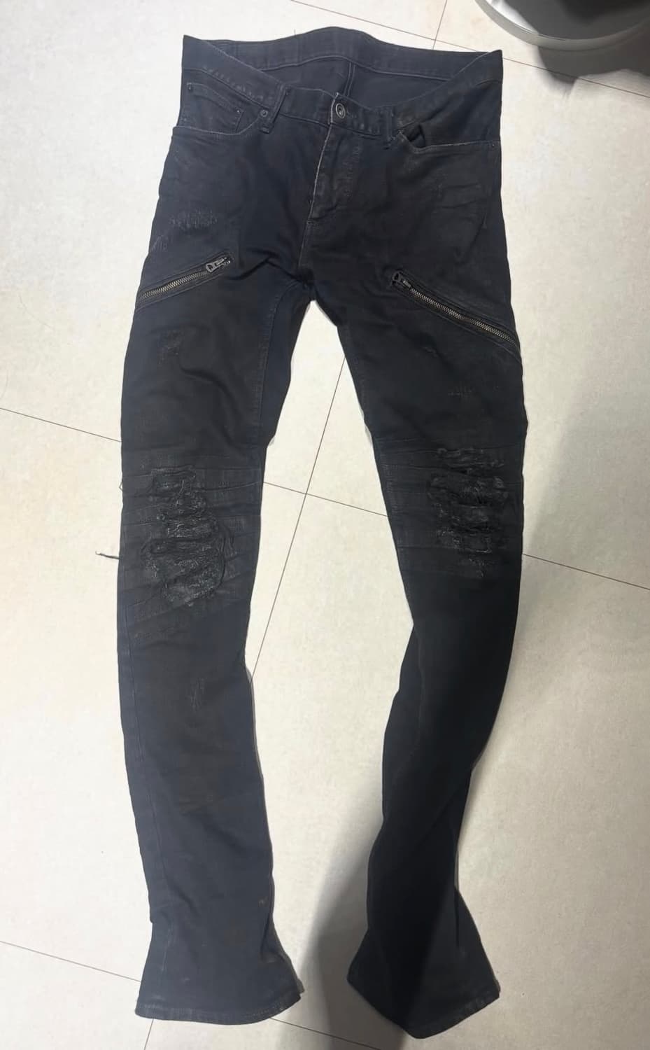 lgb 울프컷 코팅 데님 상품이미지1