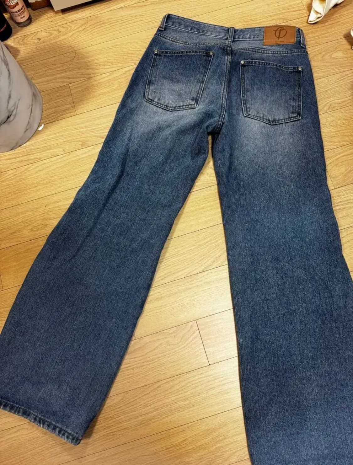 더오픈프로덕트 오픈와이와이 패치워크 데님팬츠 S 상품이미지3