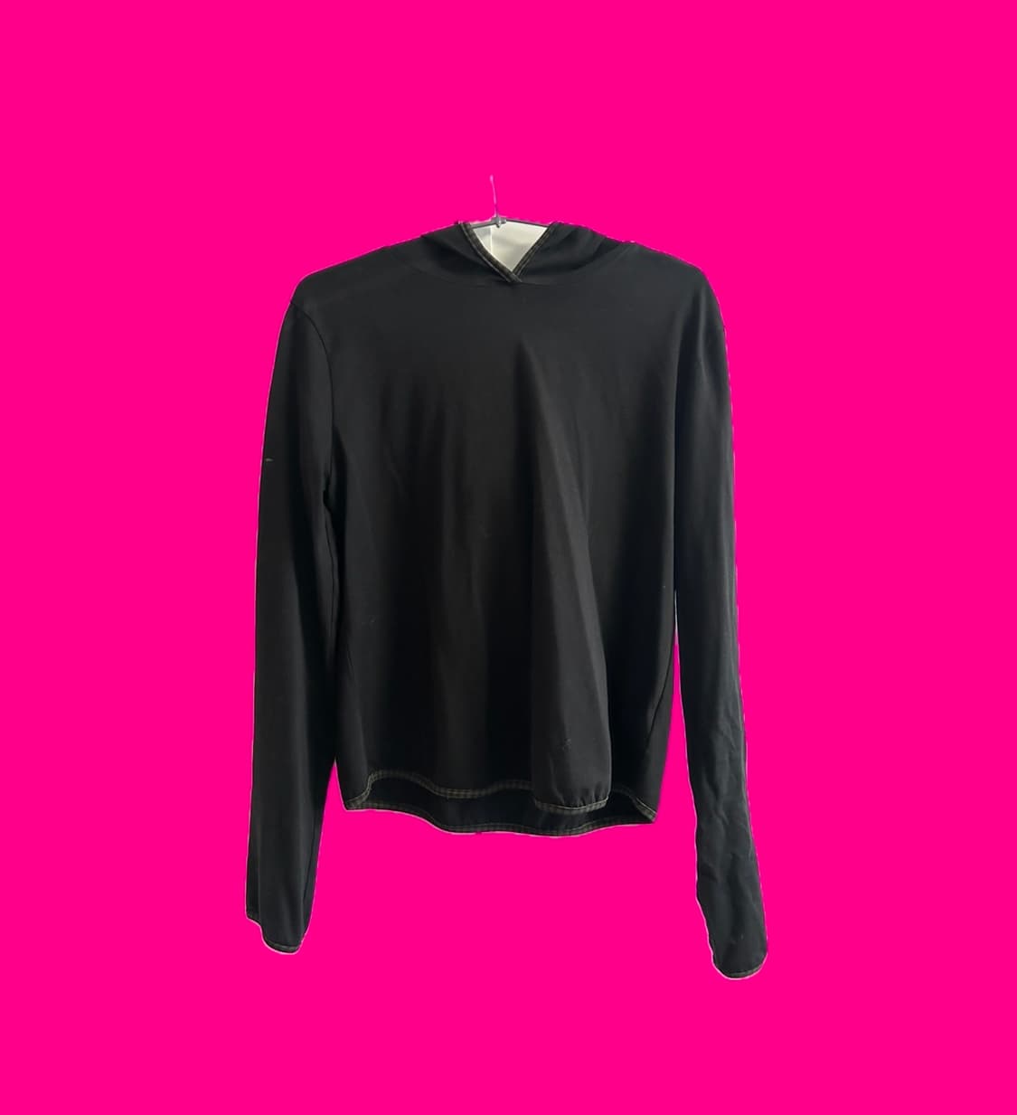 오헤시오 OHESHIO 롱후드티 블랙 상품이미지4