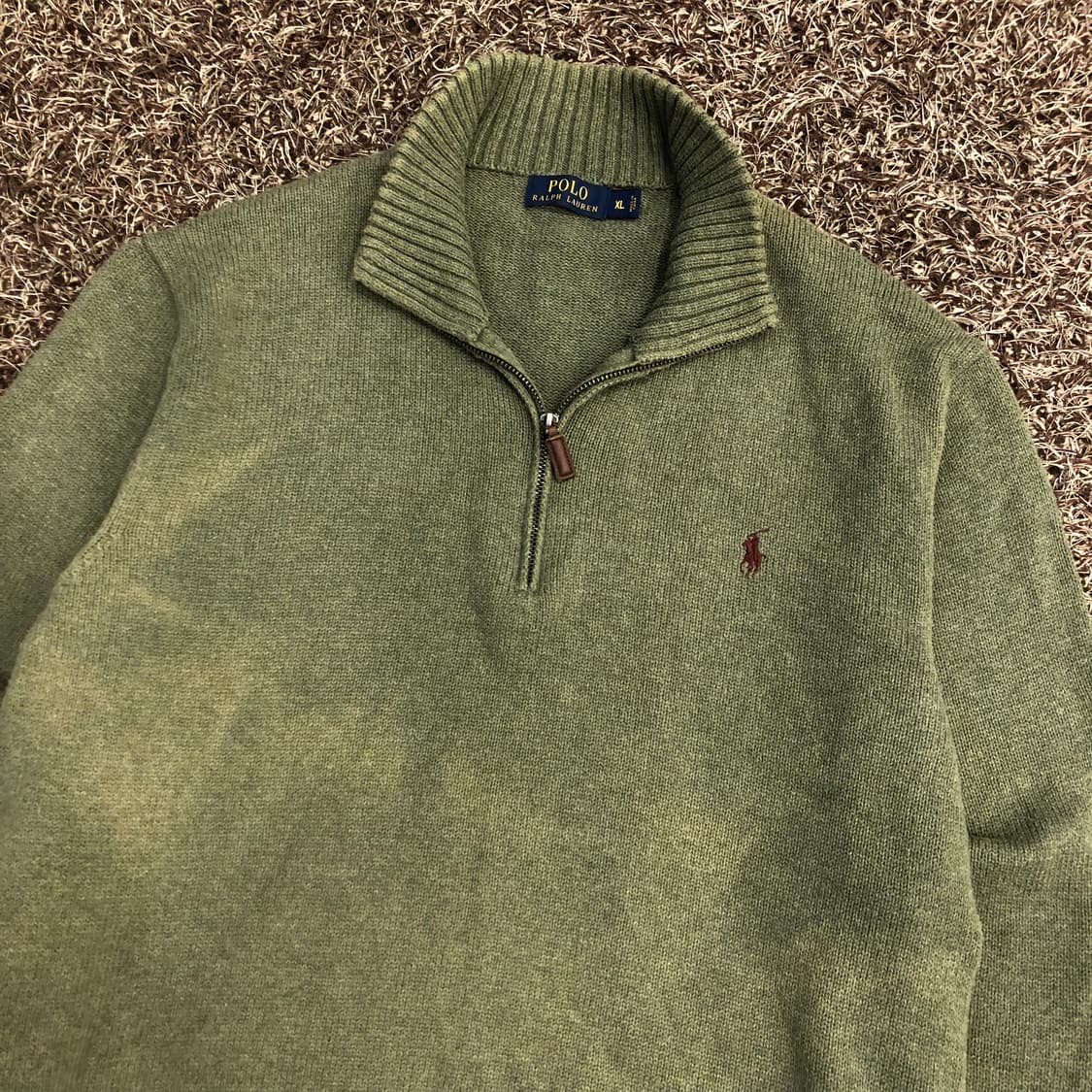 폴로 랄프로렌 하프집업 코튼 니트 상품이미지3
